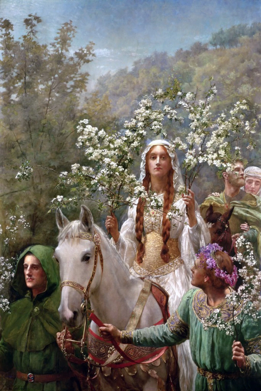 John Collier - Il maggio della regina Ginevra